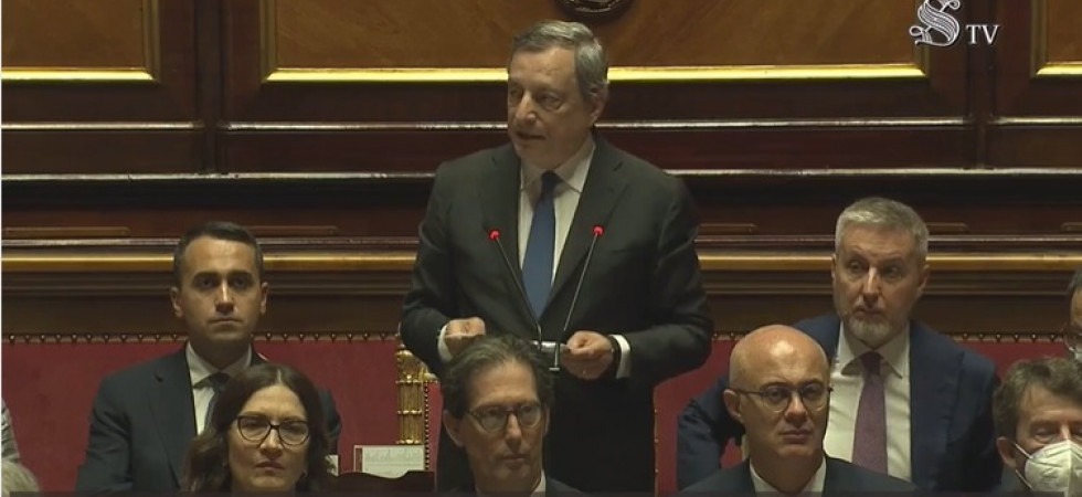 “Un nuovo patto di fiducia è l'unico modo per stare insieme”: il discorso di Draghi al Senato